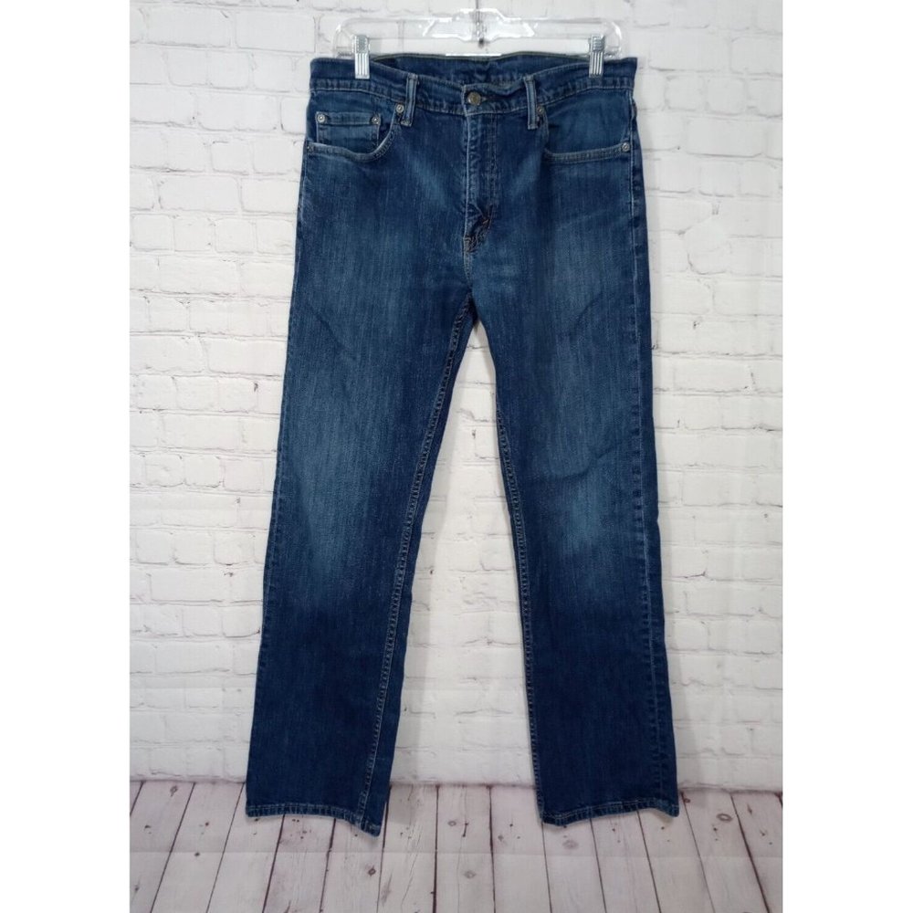 Levi's 559 Relaxed Straight Leg Denim Blue Jeans Mens Size 34X32